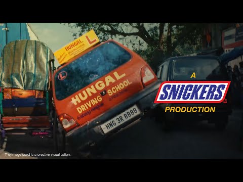 Snickers drives in 'you're not you when you're hungry' with Rohit Shetty's adventures