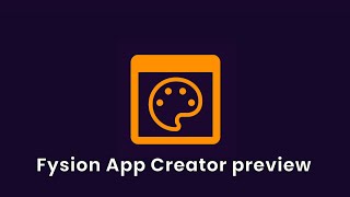 Fysion App Creator preview