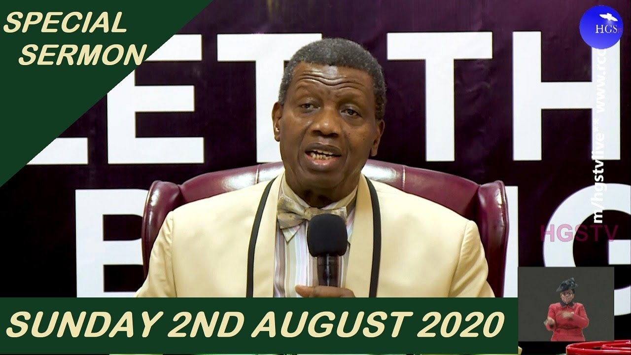 RCCG Sunday Service 2 August 2020 with Pastor Adeboye