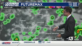 Weekend rain chances