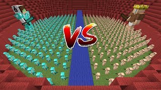 МАЙНКРАФТ АРМИЯ НУБОВ ПРОТИВ АРМИЯ PRO! 10000 НУБОВ VS 10000 ПРО ИГРКОВ MINECRAFT! БИТВА АРЕНА