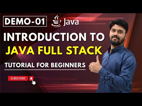Java Full Stack Demo 01 Introduction To Java Full Stack Full Stack Tutorial Harsha Trainings