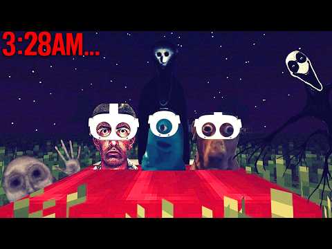 3 Idiots go Camping at Skinwalker Ranch in VR Minecraft [FULL MOVIE]