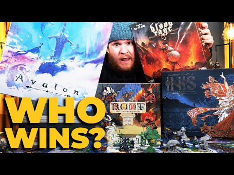 Root, Blood Rage, & Inis vs. Avalon: The Riven Veil