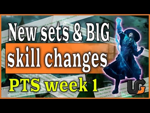 Huge changes to skills + NEW sets! ESO update 33 Ascending Tide week 1 notes