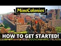 MineColonies - How To Get Started: Modded Minecraft