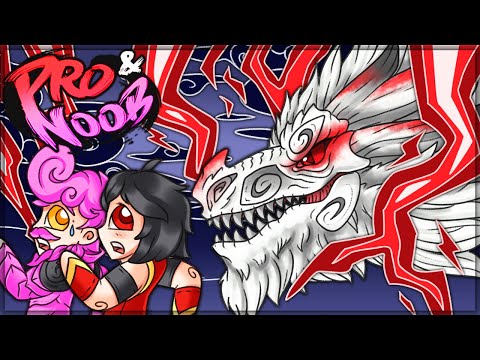 WHITE FATALIS HAS COME FOR US - Pro and Noob VS Monster Hunter World Iceborne! #iceborne