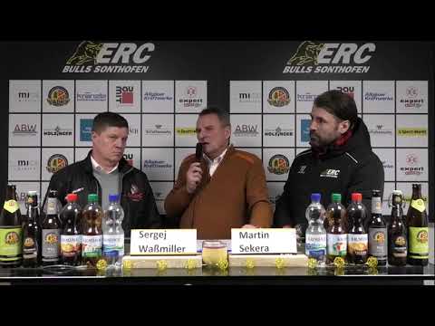 ERC Sonthofen | Pressekonferenz Bulls vs. Indians Memmingen