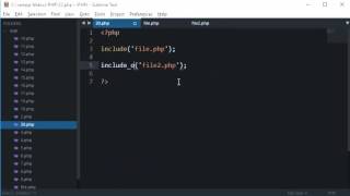 PHP Tutorial 20: include_once and require_once