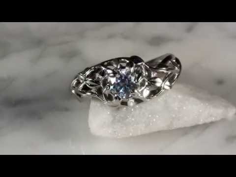 Goddess Wreath Engagement Ring