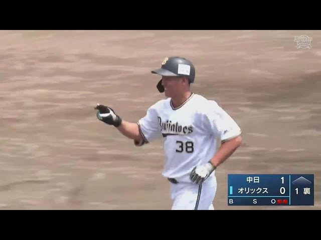 【ファーム】バファローズ・来田涼斗が初球を捉え逆転2ランホームラン!! 2022年7月30日  オリックス・バファローズ 対 中日ドラゴンズ