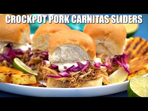 How to Make Slow Cooker Pork Carnitas Sliders