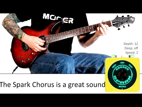 Mooer Spark Chorus pedal DEMO