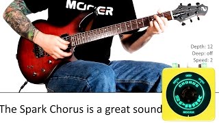 Video thumbnail for Mooer Spark Chorus pedal DEMO by MooerAudio
