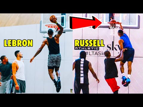 LeBron James, Russell Westbrook & NBA Players DUNK CONTEST!