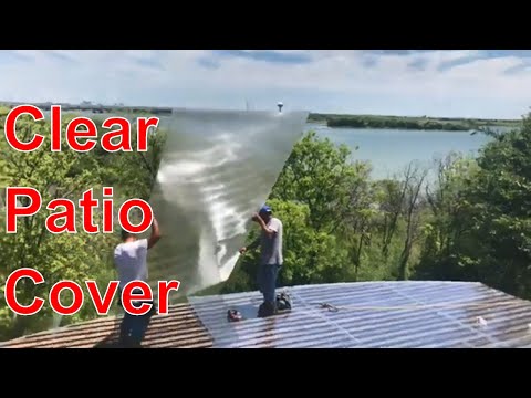 Adding Clear Patio Cover Sheet To Pergola | Cover Your Pergola