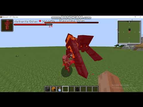 Netherit golem vs Blackstone golem