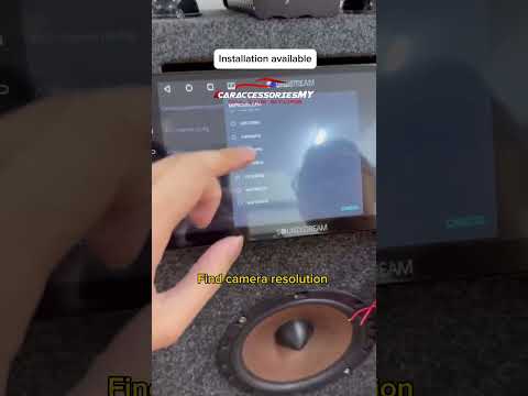 How to set soundstream android player reverse camera setting CVBS AHD