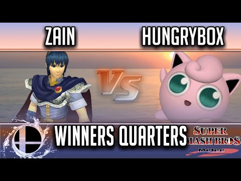 Smash'N'Splash 4  WINNERS QUARTERS - PG | Zain (Marth) vs TL | Hungrybox (Jigglypuff)