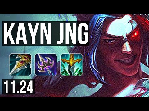KAYN vs QIYANA (JNG) | Legendary, 19/2/6, 7 solo kills, 700+ games | EUW Master | 11.24