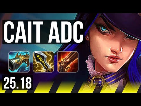 CAITLYN & Morgana vs DRAVEN & Thresh (ADC) | EUW Master | 25.18