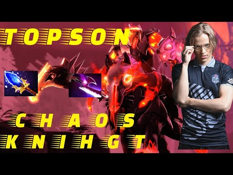 TOPSON CHAOS KNIGHT MID WTF ??? / Topson OG Dota2
