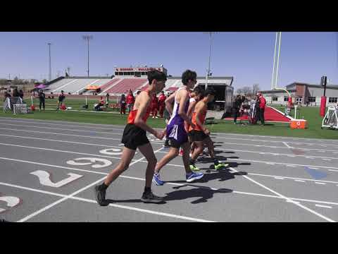 Brian and his 2 mile district meet 2022