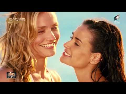 Scene clip thumbnail of the Angels confronting the mastermind, emblematic of swaggering needle-drops