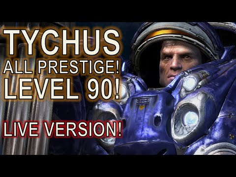 Level 90 Tychus Prestige! ALL Talents! Starcraft II Co Op