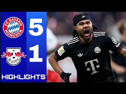 FC Bayern Munich vs RB Leipzig 5-1 Highlights | FC bzyren Epic Comeback •  Bundesliga 2026