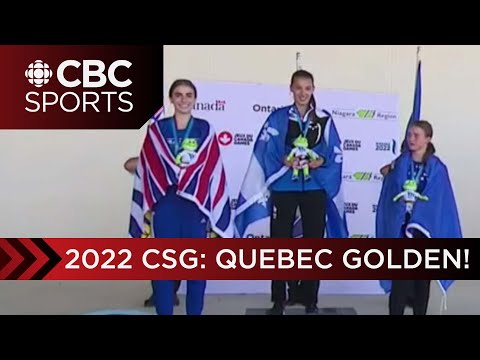 Quebec’s Audrey Leduc takes gold in 100m race at 2022 Canada Summer Games | CBC Sports