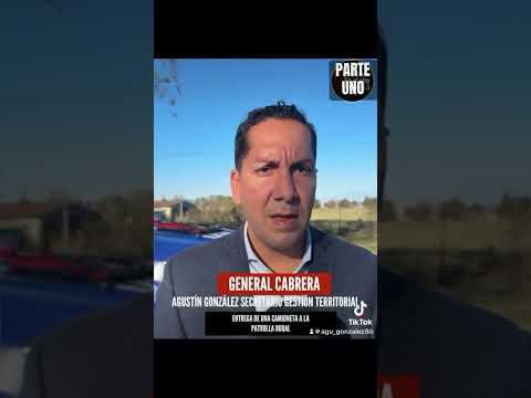 Agustín González Secretario de Gestión Territorial actual Intendente d Cruz Alta en uso de licencia