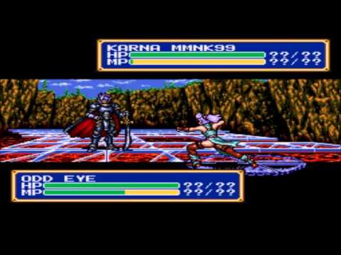 Shining Force II - Karna one shots Odd Eye Lev 99.