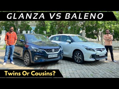 2022 Maruti Baleno vs 2022 Toyota Glanza comparison || Twins or Cousins?Differences Explained