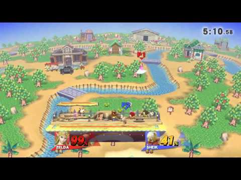 Smash 4 - The Countess (Zelda) vs. K9sBruce (Sheik)