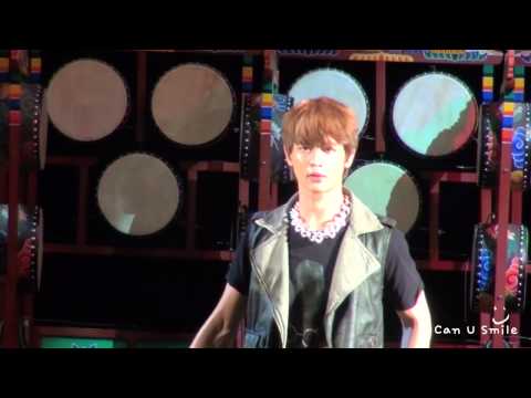 [Fancam] 110804 Minho - Lucifer Intro (cut) @ World Percussion Festival (HD)