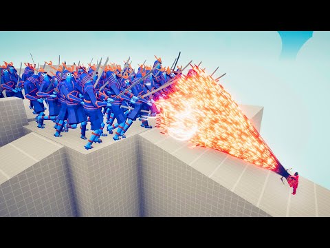 50x SAMURAI GIANTS vs EVERY GOD | TABS Totally Accurate Battle Simulator Gameplay