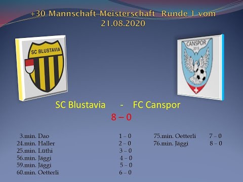 +30 Meisterschaft SC Blustavia - FC Canspor