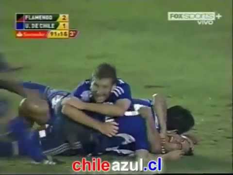 Gol ultimo minuto de Matias Rodriguez Flamengo 2 - U de Chile 2 relato pepe hormazabal