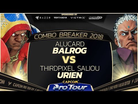 Alucard (Balrog) vs Thirdpixel Saliou (Urien) - Combo Breaker 2018 - Day 2 Pools - CPT 2018