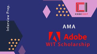 AMA Session with Shwetha S. Adobe WIT Scholar | Women@CodeIIEST