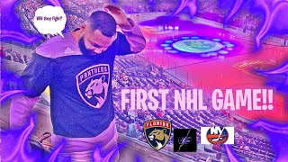 WENT to my FIRST EVER NHL FLORIDA PANTHERS HOCKEY GAME & THIS HAPPENED | Panthers vs Islanders VLOG