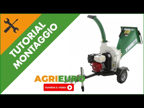 Biocippatore a scoppio professionale GreenBay GB-WDC 120 H: montaggio