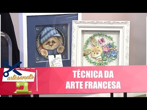 Aprenda a técnica da arte francesa com artista plástica Susan Mason - 17/03/20