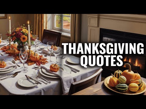 Deep Thanksgiving Thoughts | Seasonal Quotes About Harvest Time & Autumn Blessings