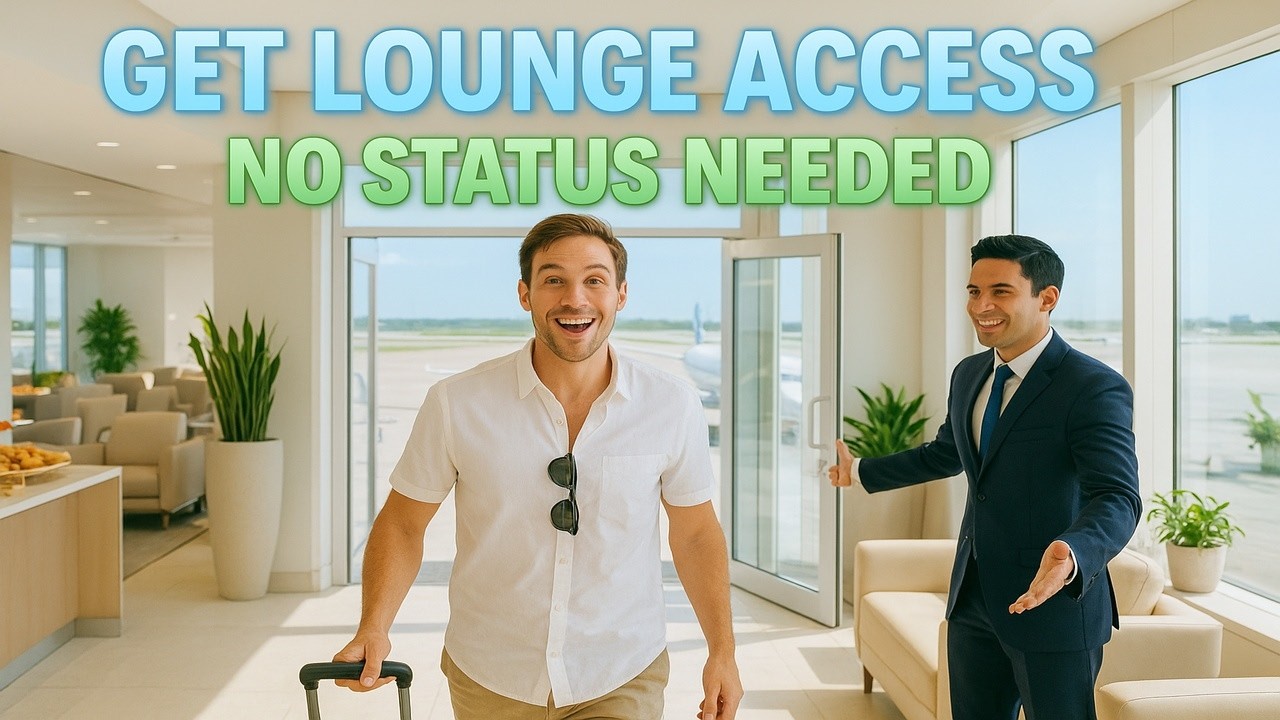 Airport Lounge Access Hacks for 2025 (No Status or Business Class Needed!)