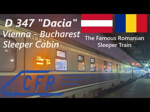 🚅🇦🇹🇷🇴 Dacia Express in an ENSUITE SLEEPER CABIN] from Vienna to Bucharest