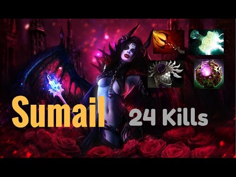 Sumail - Dota 2 7.01 Queen Of Pain With Blademail!