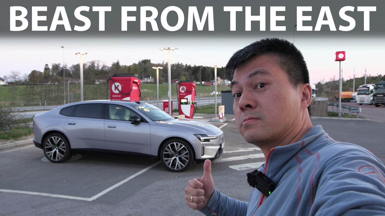 Volvo ES90 92 kWh charging test