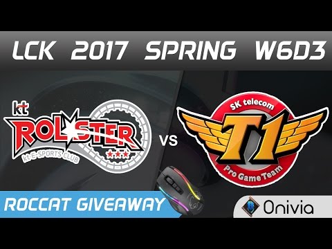 KT vs SKT Highlights Game 3 LCK Spring 2017 W6D3 KT Rolster vs SK Telecom T1